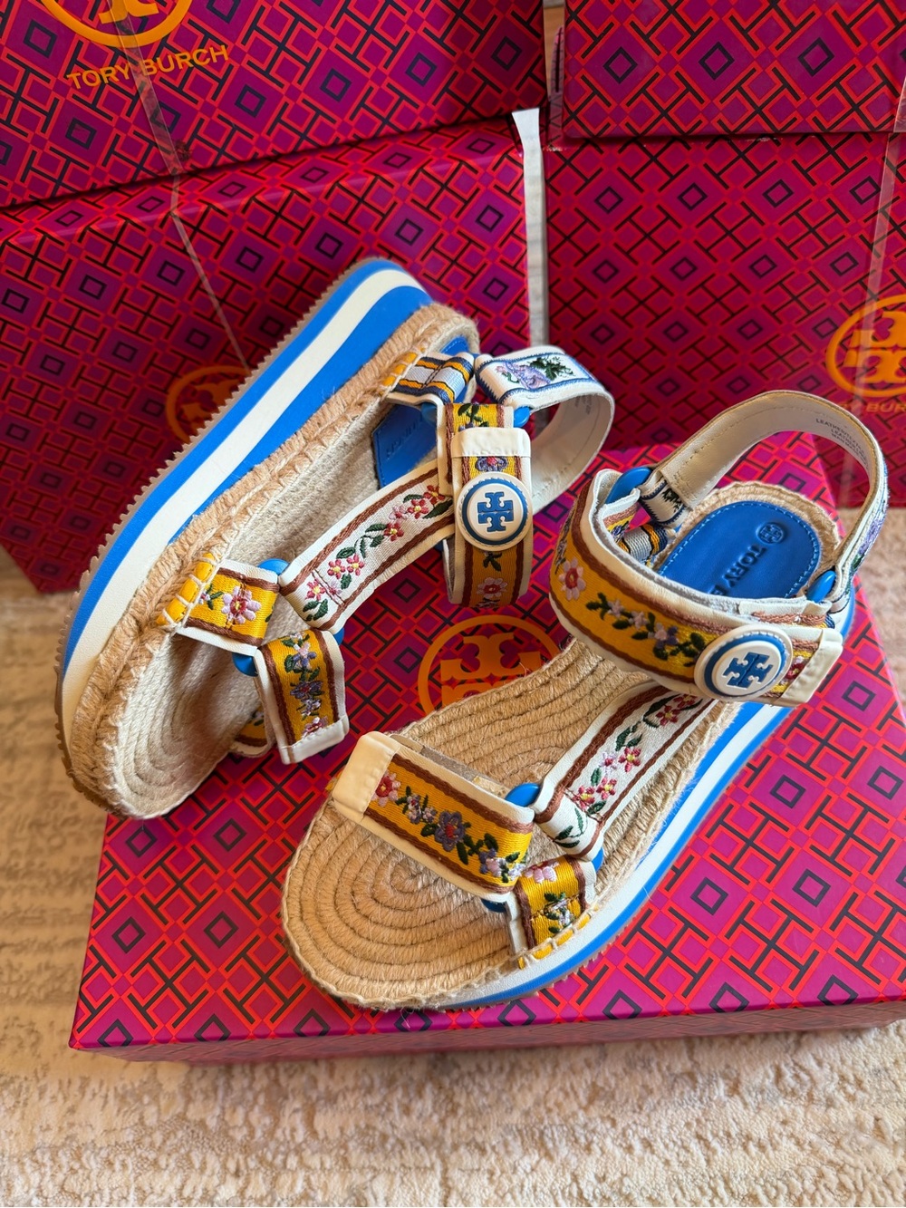Tory Burch Daisy Sport Two- Band Sandals